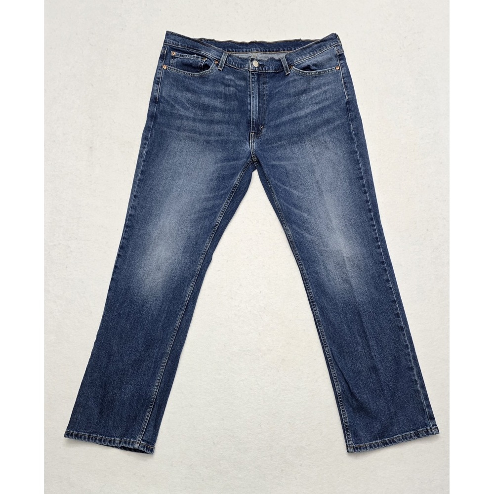 Levis 514 Straight Fit Mens Jeans W40 L30 Medium Wash Denim 00514-0857